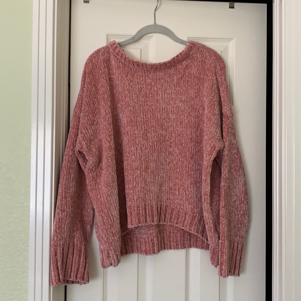 Pink soft sweater